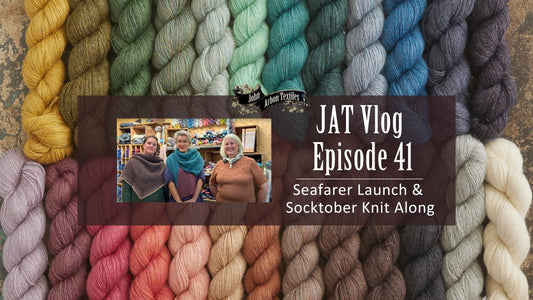 Vlog Episode 41 – Seafarer Launch & Socktober Knit Along