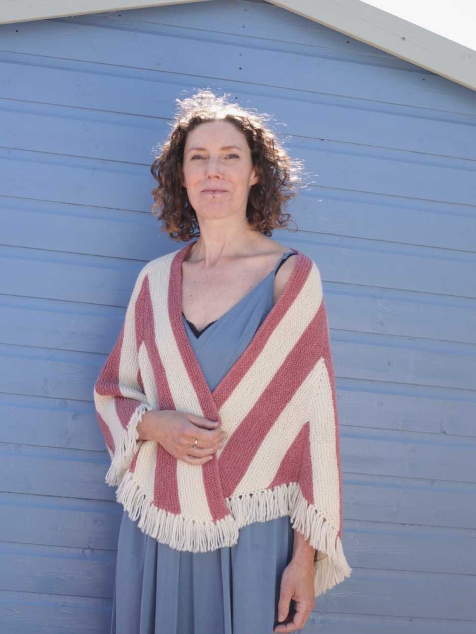 Saunton Sands Shawl Kit by Laura Penrose (Annual Five)