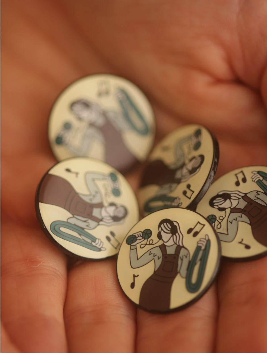 Limited Edition Enamel Pins by Aleks Byrd