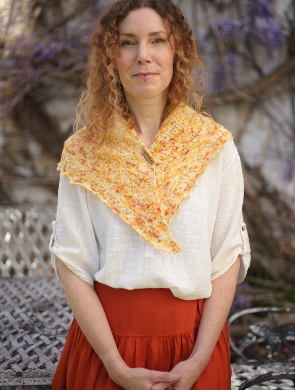 Apple Blossom Shawl Kit by Ashley Lee (Annual Four)