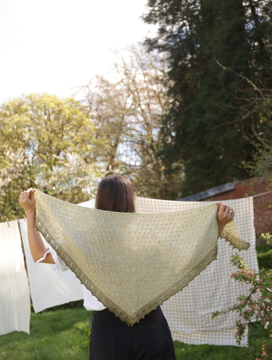 Apple Blossom Shawl Kit by Ashley Lee (Annual Four)