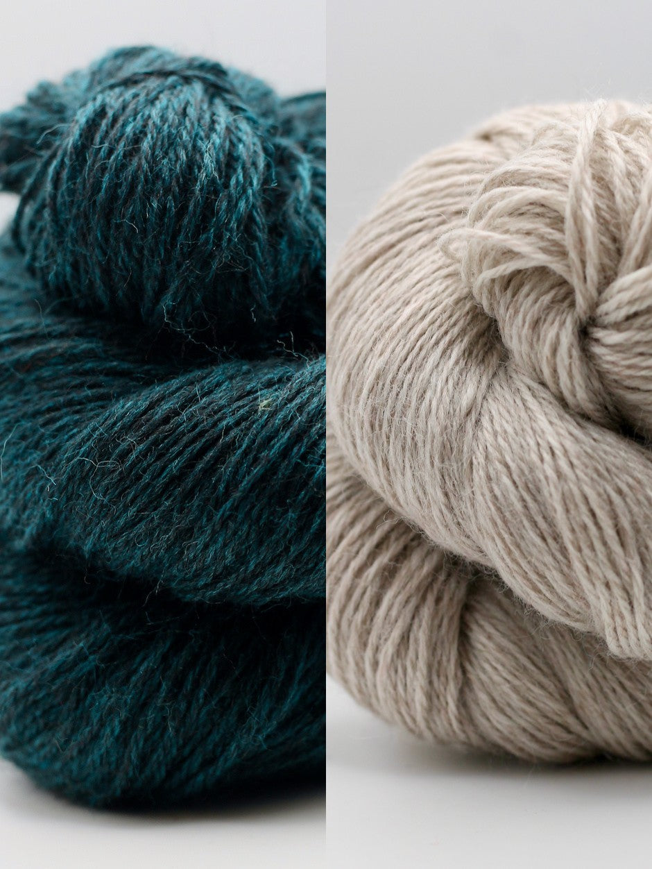 Saunton Sands Shawl Kit by Laura Penrose (Annual Five)