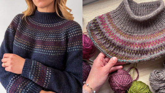 Meet Sophie, The Knit Purl Girl, and her Orla Sweater