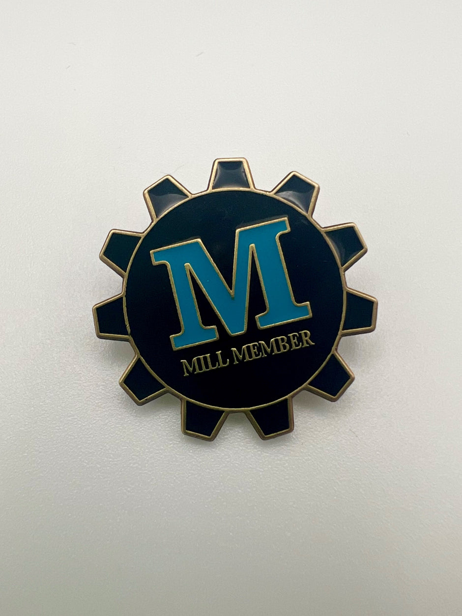 Mill Member Enamel Badge
