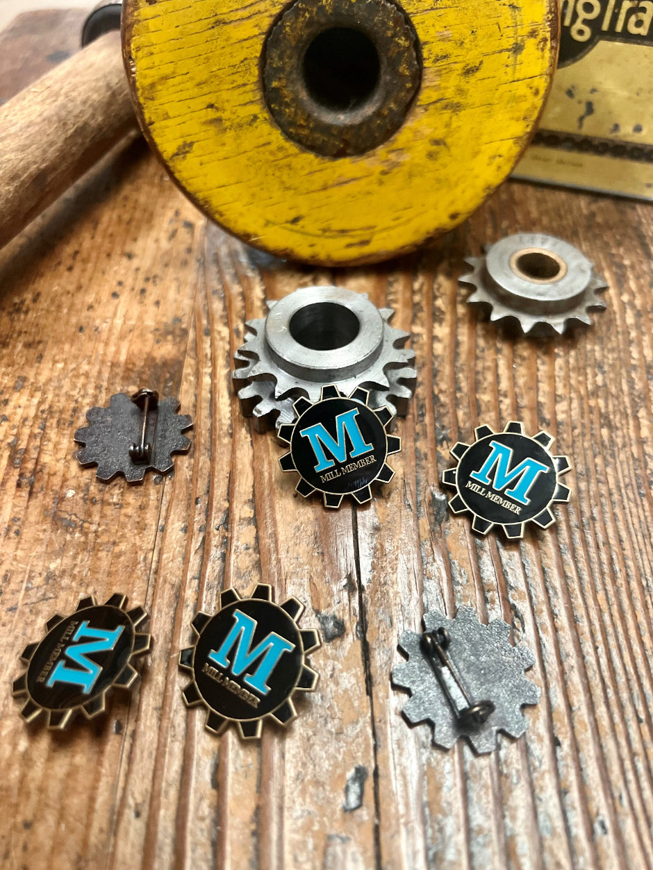 Mill Member Enamel Badge