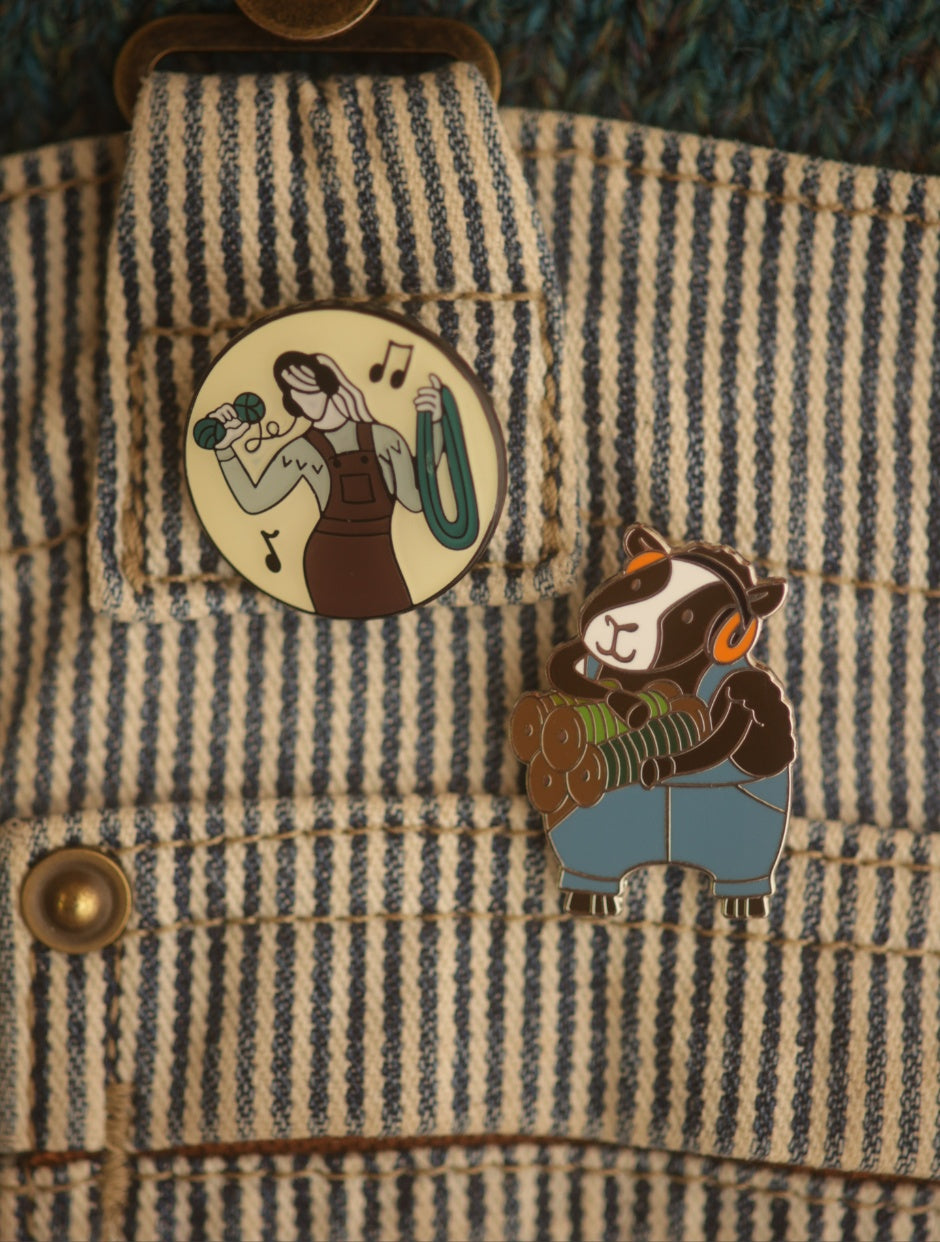 Limited Edition Enamel Pins by Aleks Byrd