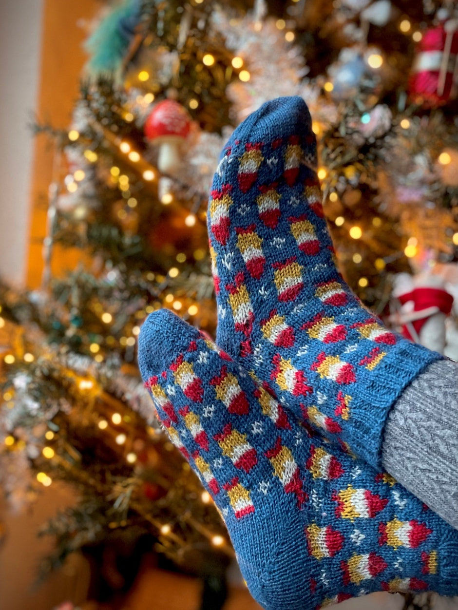 Gnome Place Like Home Socks Kit by Charlotte Stone