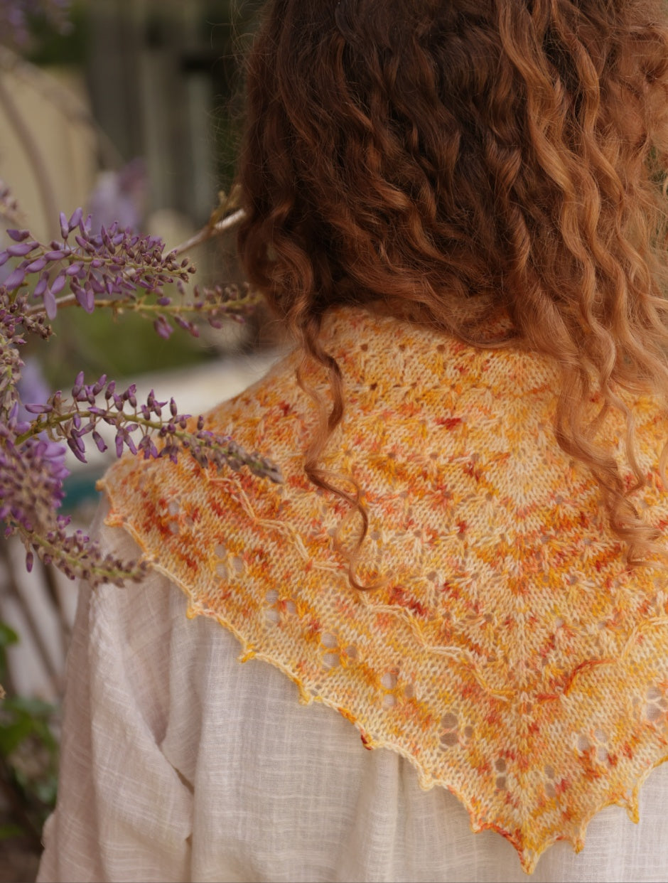 Apple Blossom Shawl Kit by Ashley Lee (Annual Four)