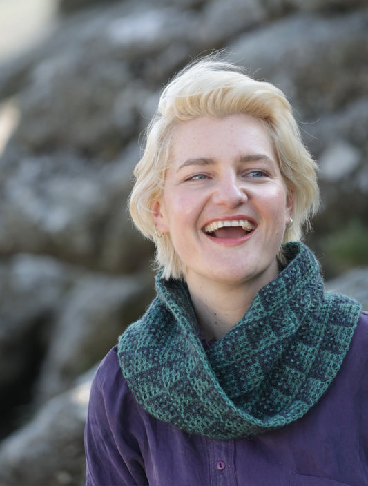 Montana Mountain Cowl Kit by Andrea Mowry