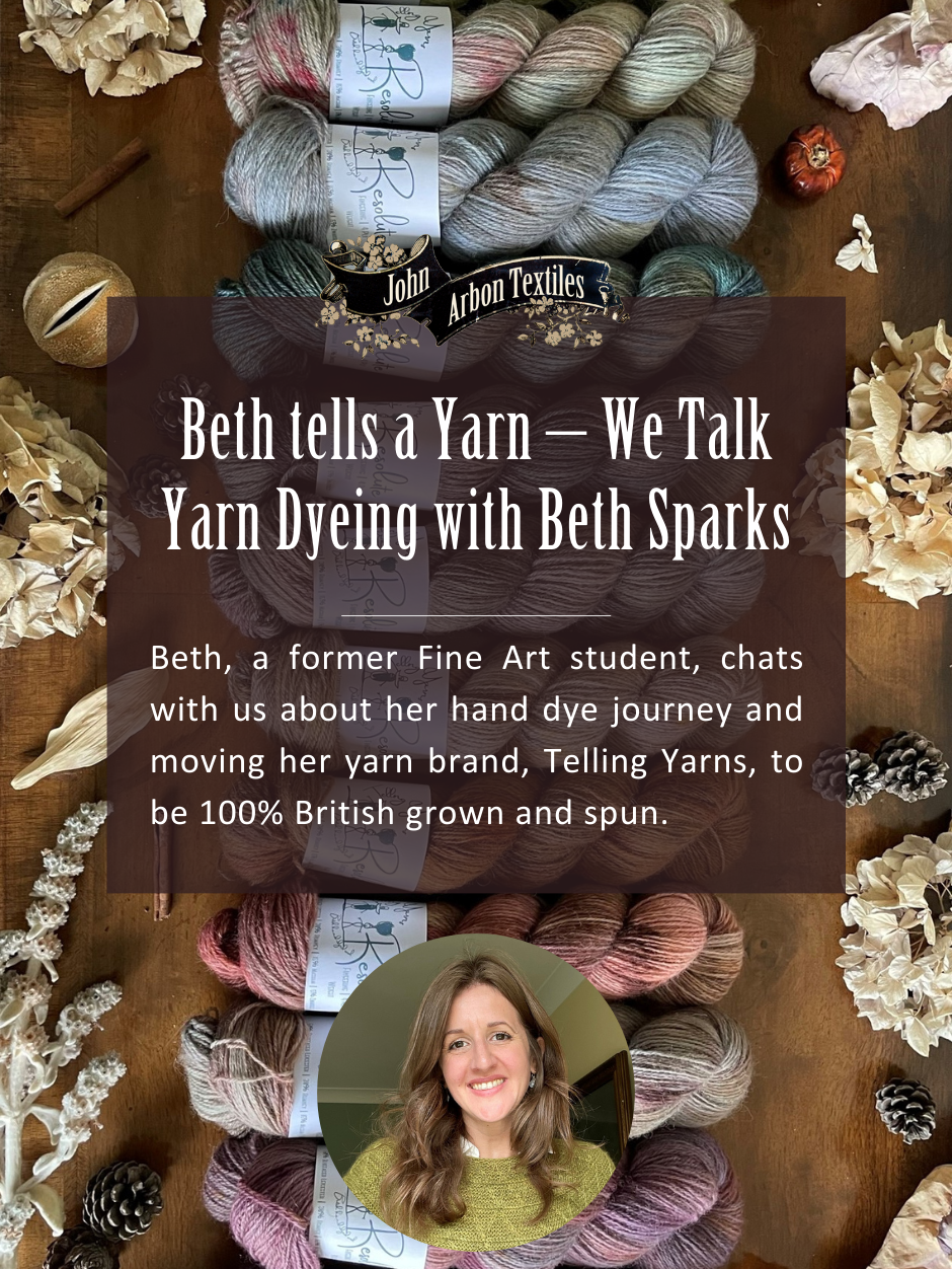 Beth tells a Yarn – We Talk Yarn Dyeing with Beth Sparks