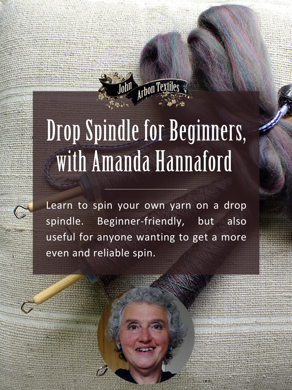 Drop Spindle for Beginners, with Amanda Hannaford