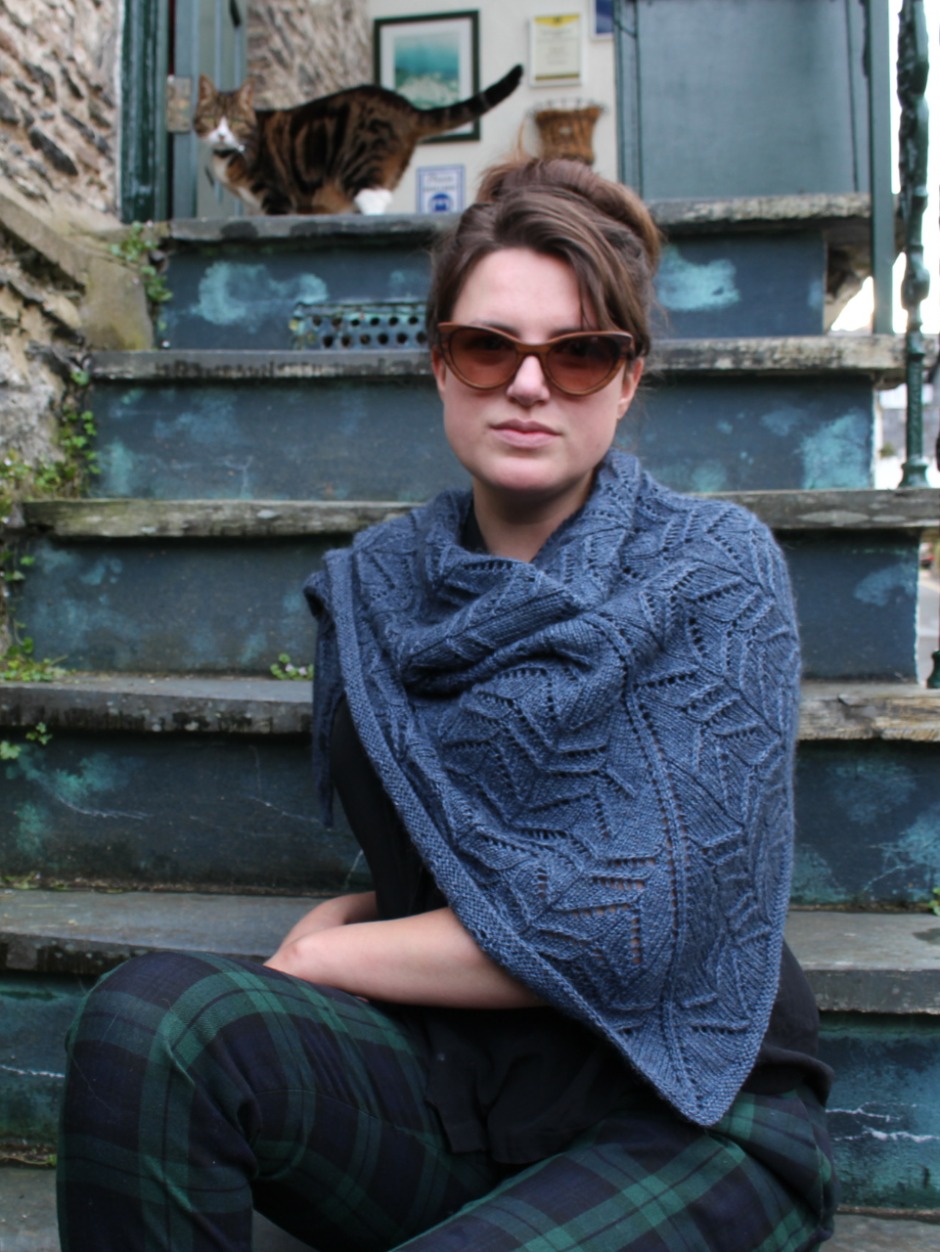 Plus Copper Shawl - by Francesca Hughes