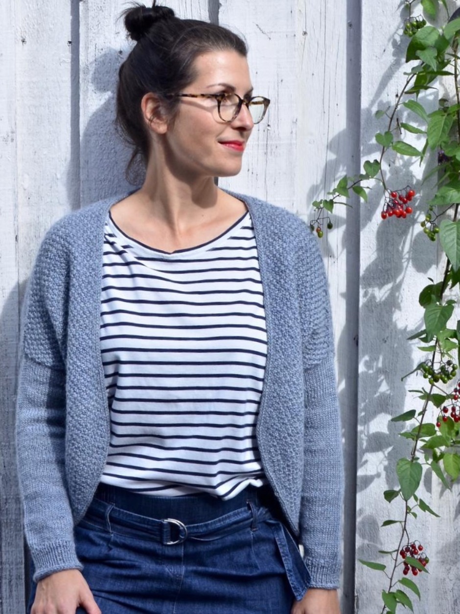 Glacier Cardigan - by Rebekka Mauser