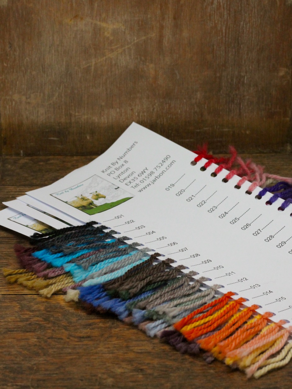 Knit By Numbers Shadecard