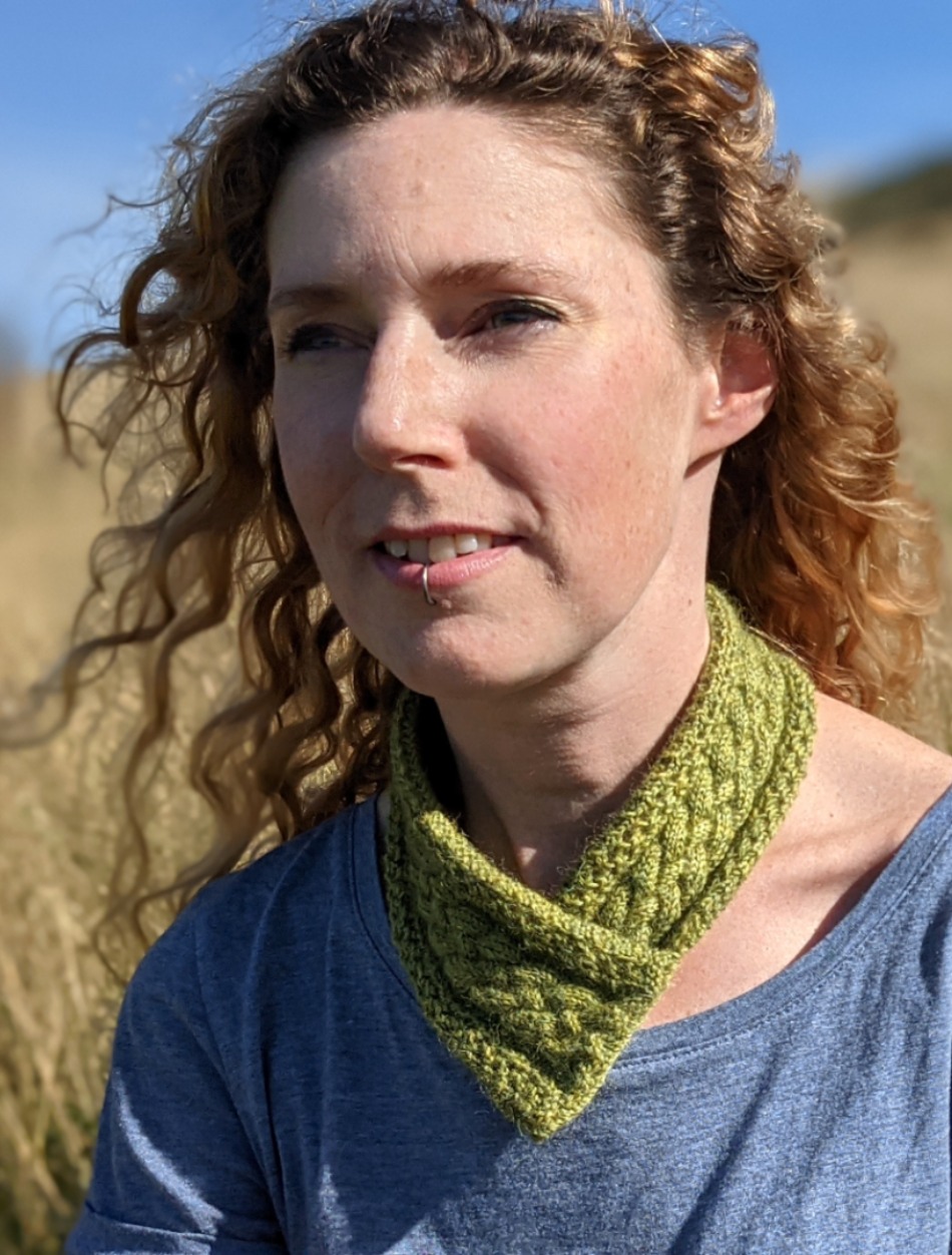 Marram Neckerchief - by Laura Davies