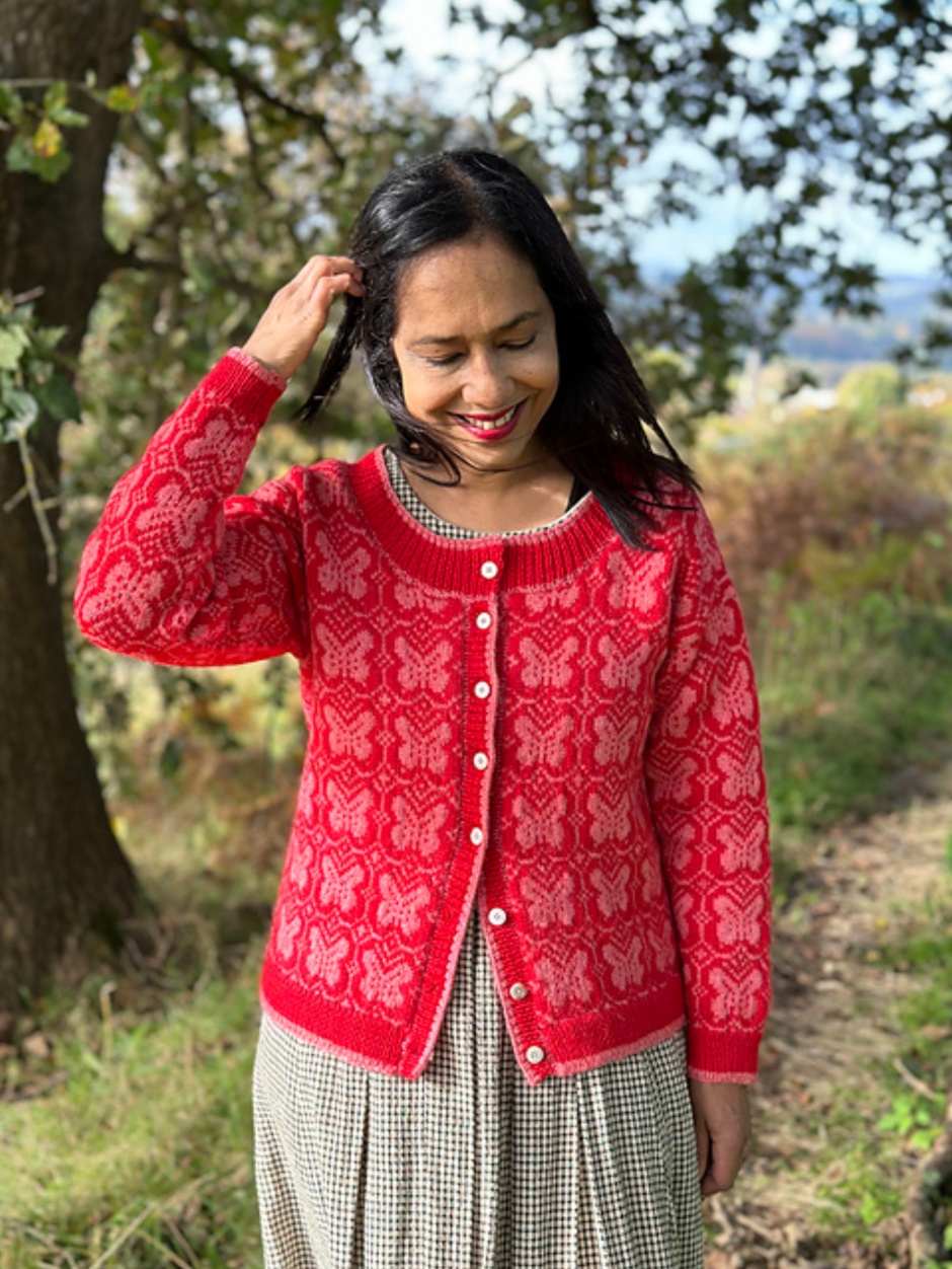 Butterfly cardigan pattern sale