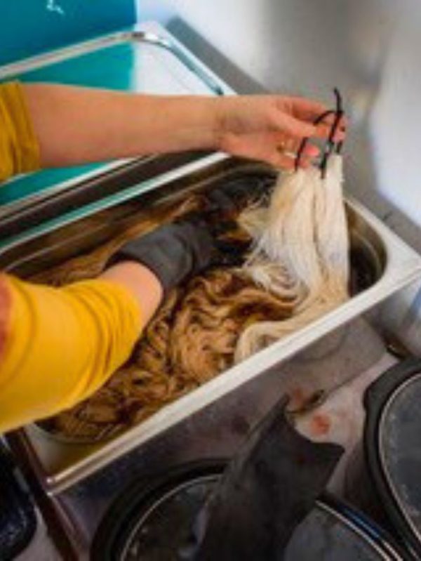 Fluff vs String: Rachael of Cat and Sparrow talks fibre and yarn dyeing