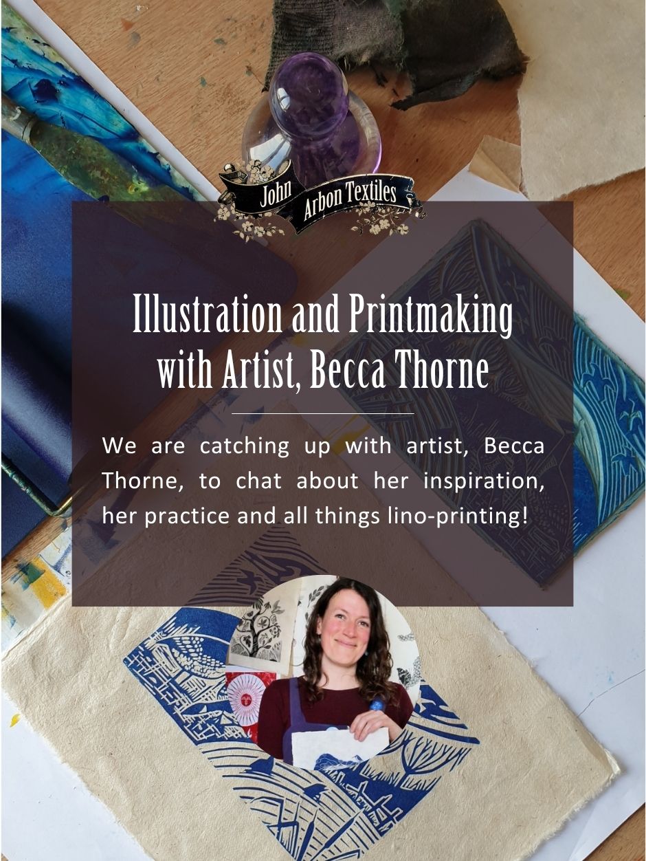 Illustration and Inspirational Printmaking with Artist, Becca Thorne