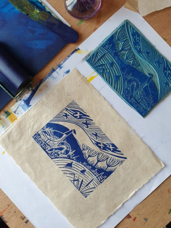 Illustration and Inspirational Printmaking with Artist, Becca Thorne