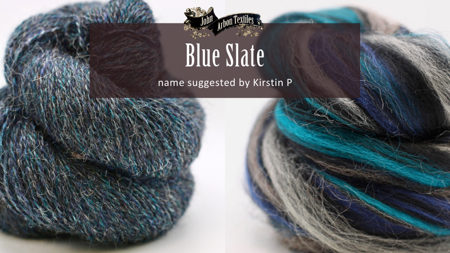 Blue Slate (tonal dark blue) name suggested by Kirstin P
