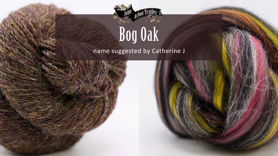 Bog Oak (medium brown) name suggested by Catherine J