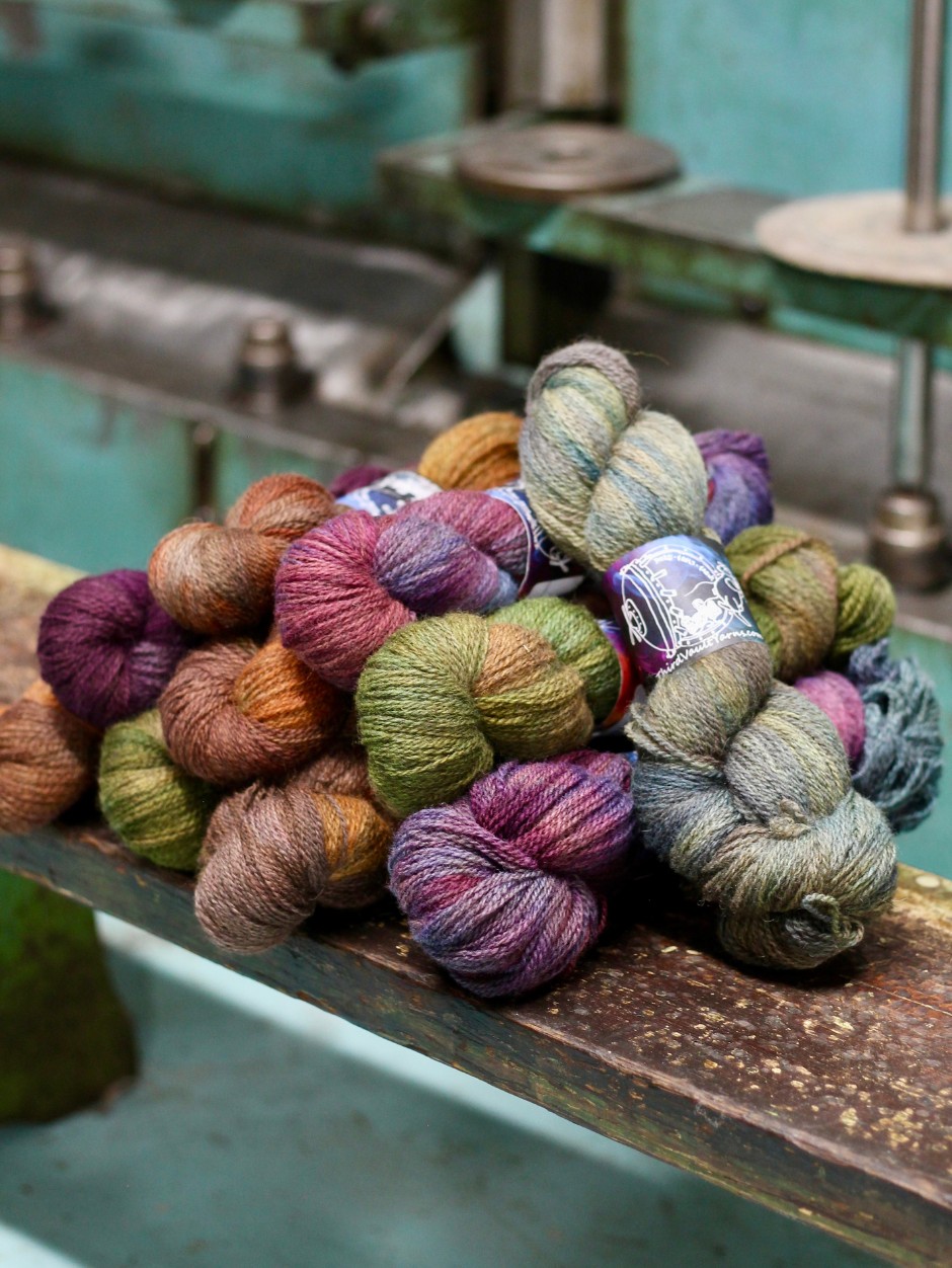 Hand Dyed Yarn – Third Vault Yarns on Harvest Hues 4ply