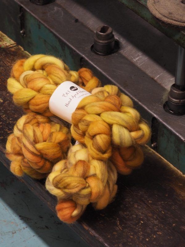 Hand Dyed Tops – by Cat and Sparrow on Mineralogy Fibre