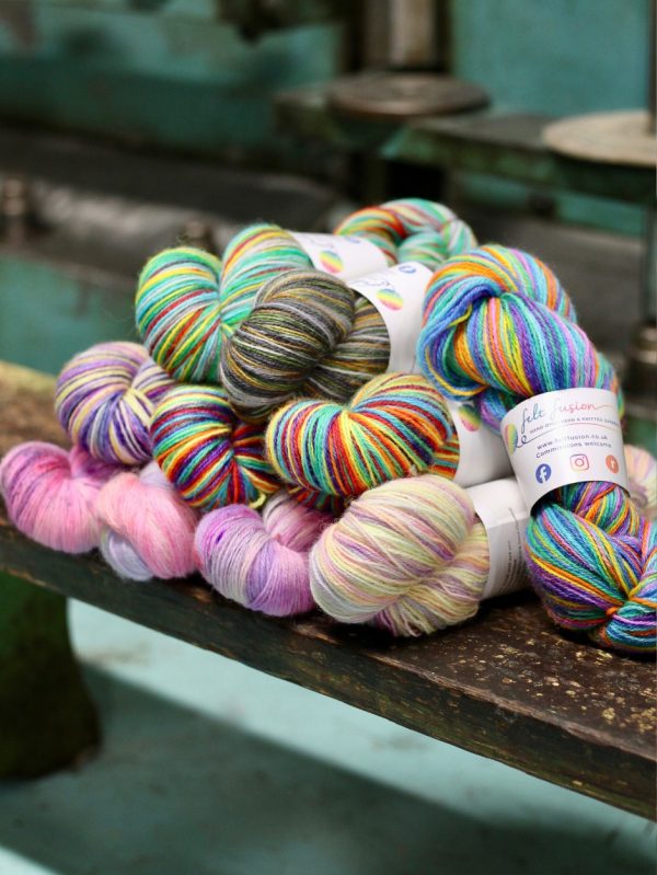 Hand Dyed Yarn – Felt Fusion