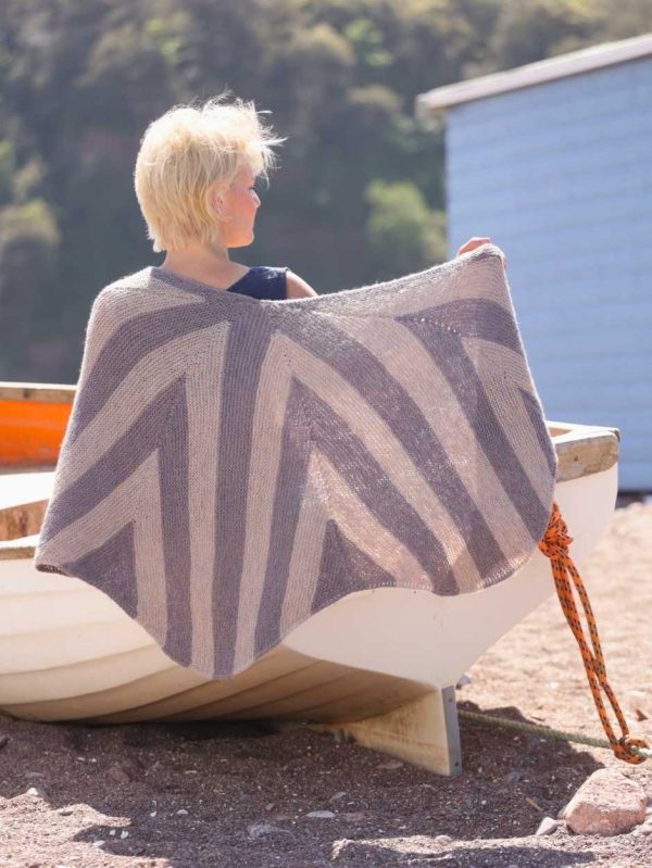 Saunton Sands Shawl Kit by Laura Penrose (Annual Five)
