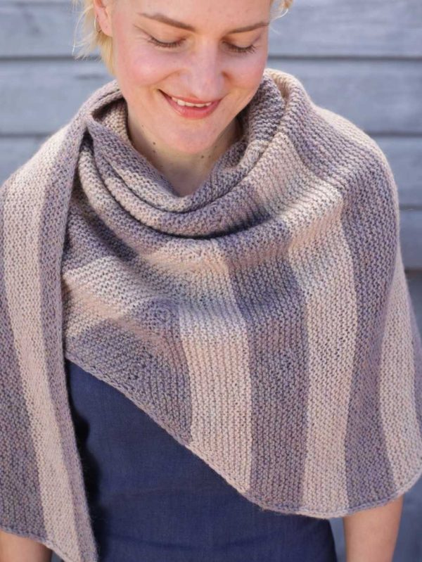 Saunton Sands Shawl Kit by Laura Penrose (Annual Five)